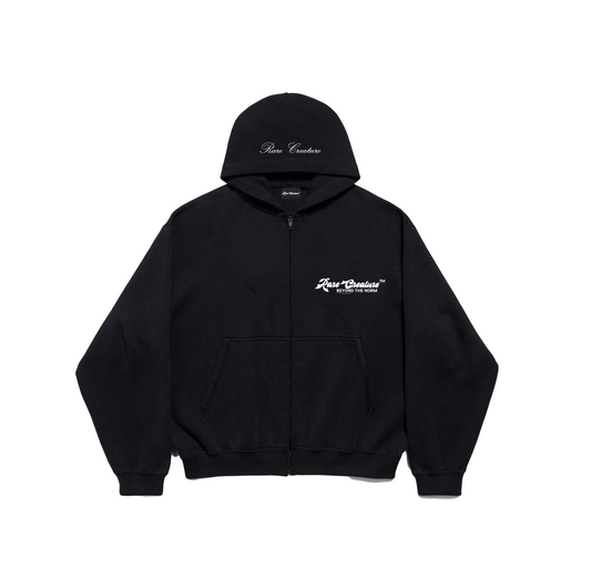 REGULAR BASIC ZIP-UP HOODIE